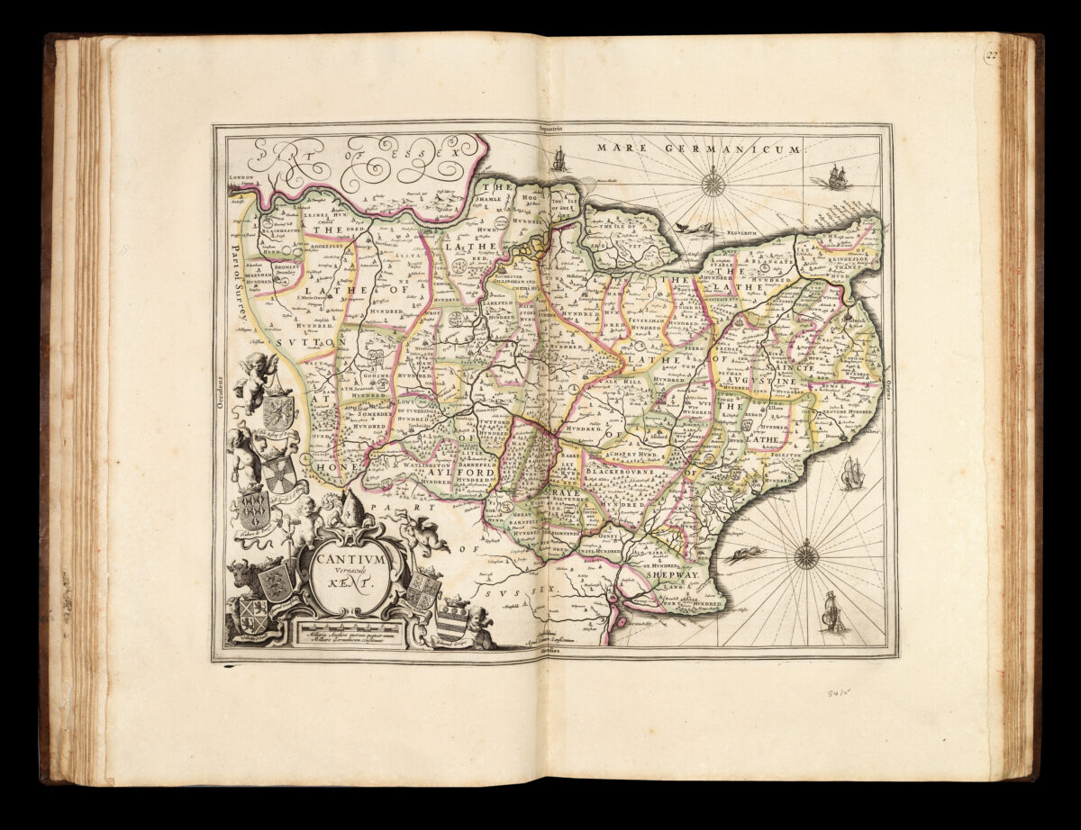 BERRY, William; GREENE, Robert; JANSSONIUS, Johannes; MORDEN, Robert; and SPEED, John [Composite Atlas of England and Wales]