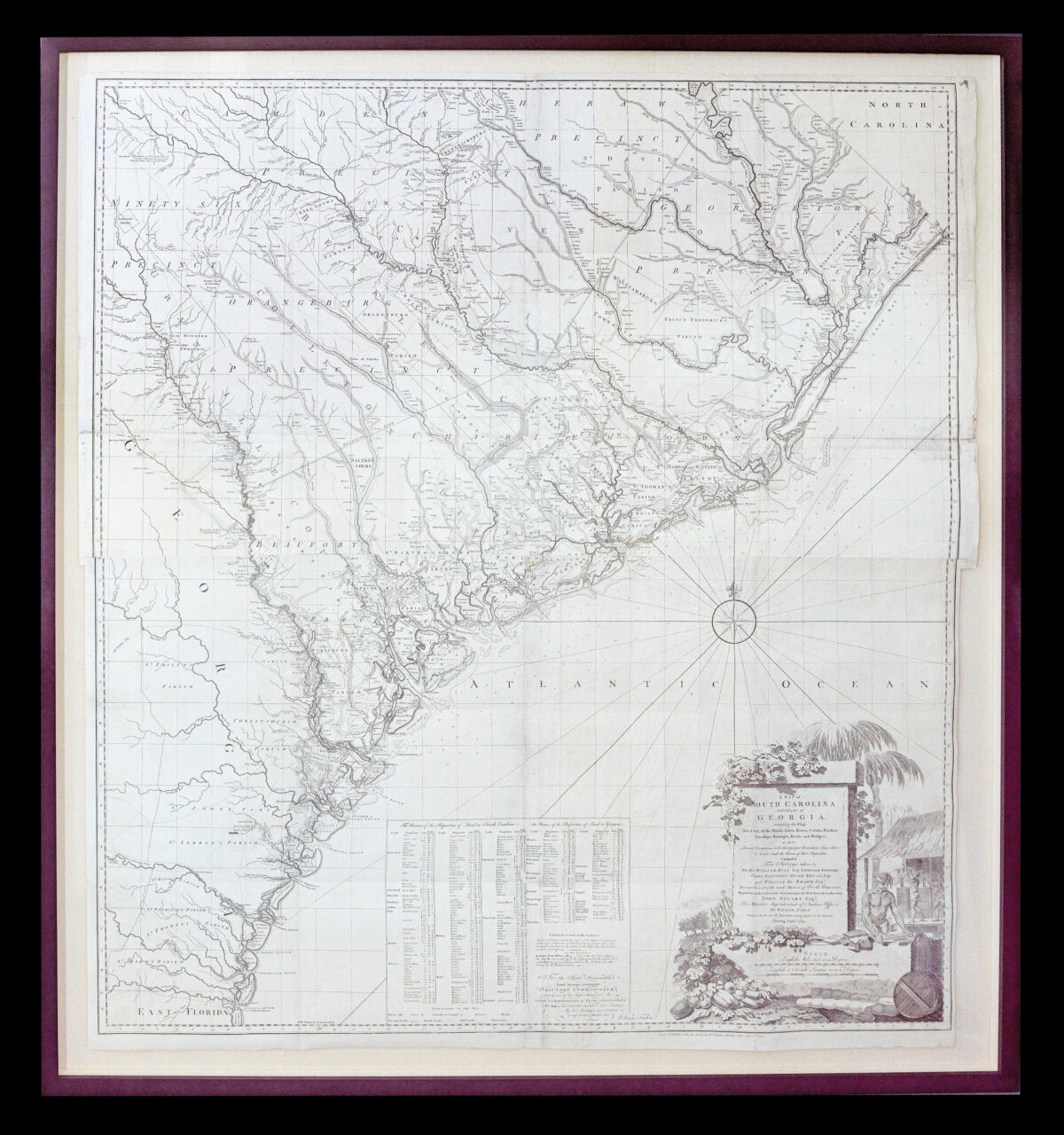 DE BRAHM, William Gerard A Map of South Carolina and a part of Georgia