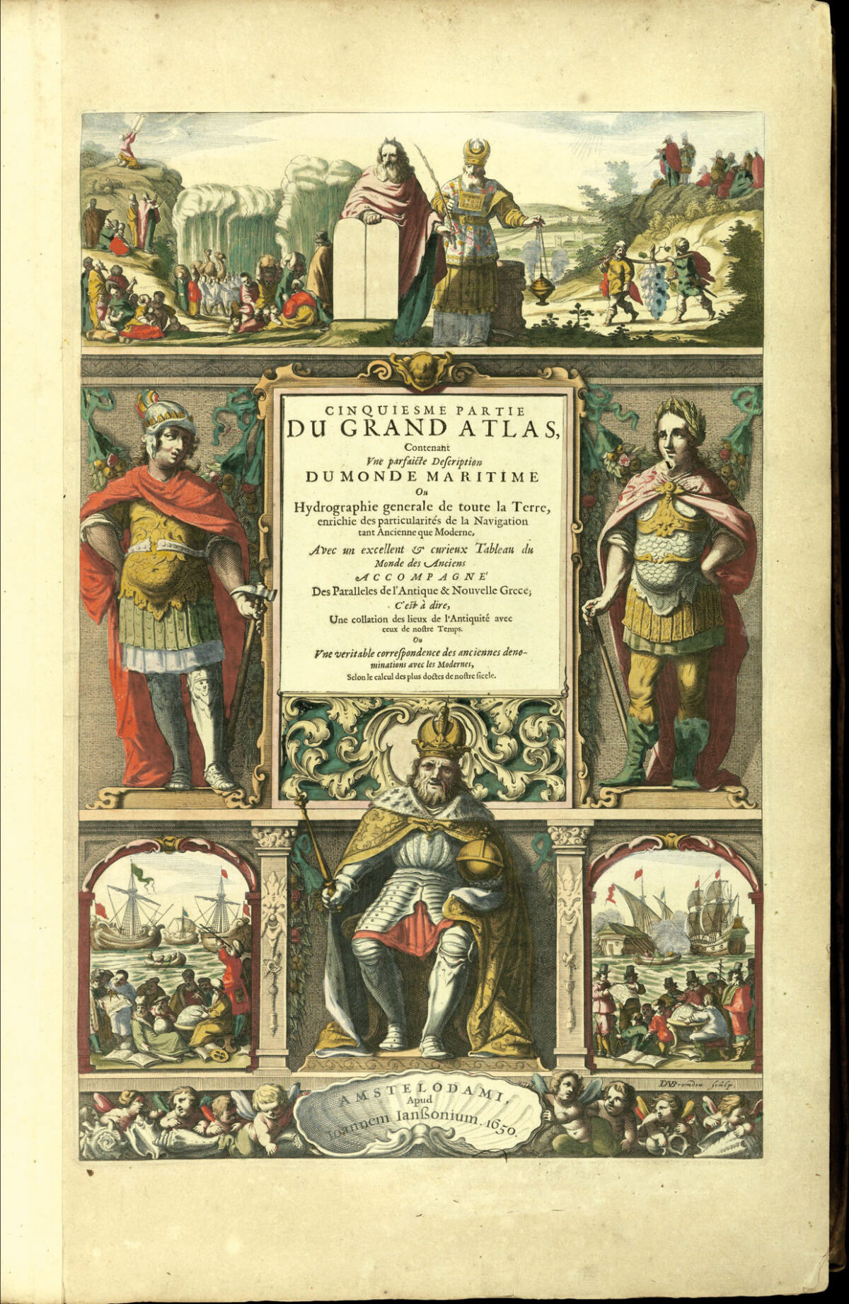 JANSSONIUS, Johannes Cinquiesme partie du grand atlas