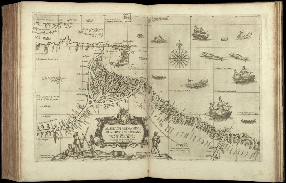 DUDLEY, Robert Dell'arcano del Mare di D. Ruberto Dudleo Duca di Northumbria, e Conte di Warwich …
