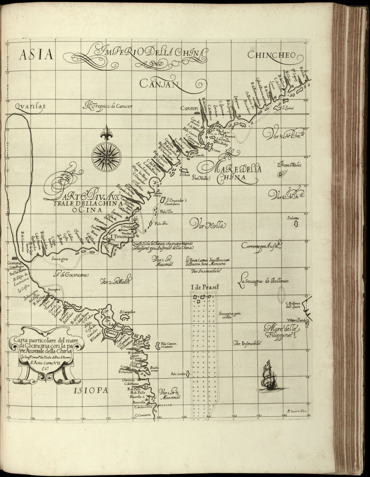 DUDLEY, Robert Dell'arcano del Mare di D. Ruberto Dudleo Duca di Northumbria, e Conte di Warwich …