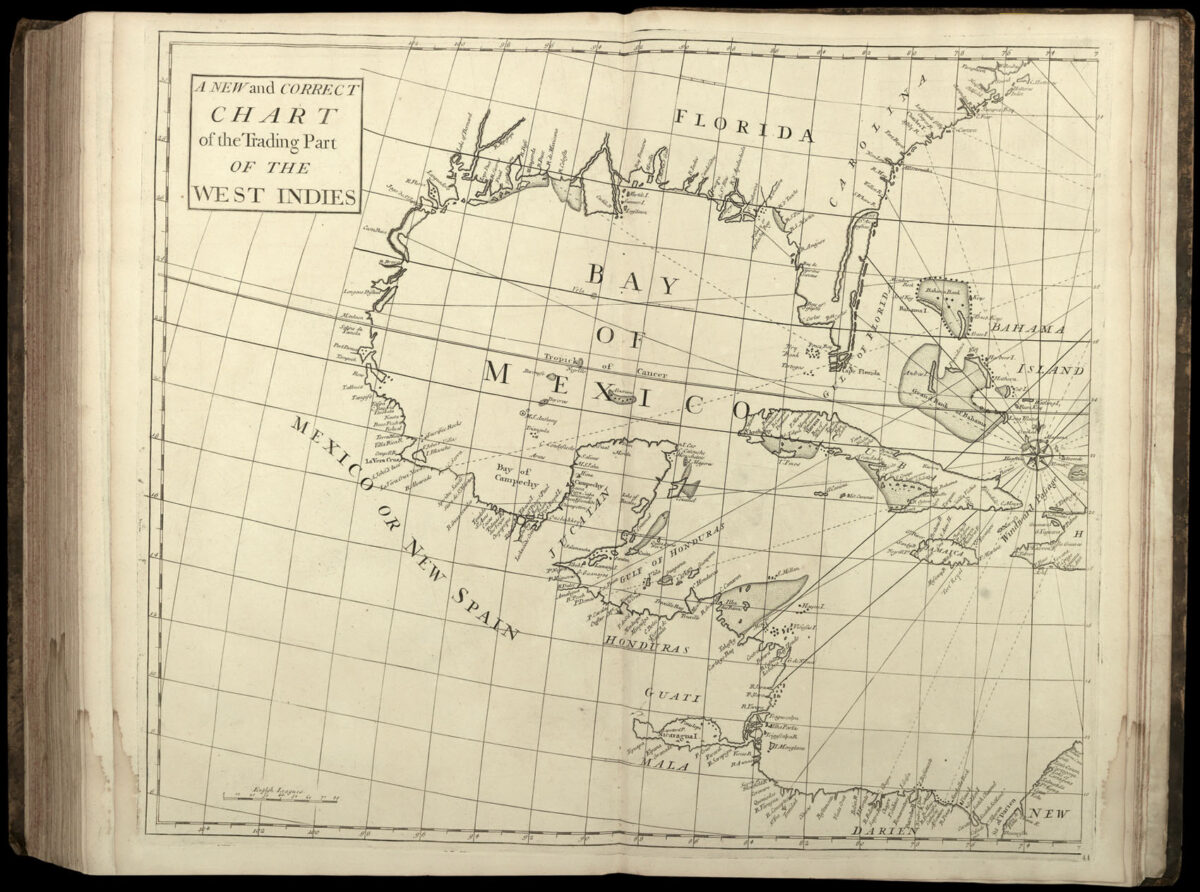 CUTLER, [Nathaniel] and HALLEY, Edmund Atlas maritimus & commercialis,