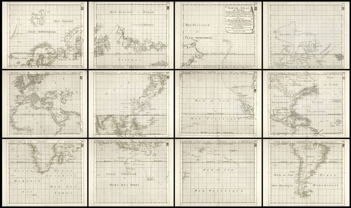 BROUCKNER, Isaac Nouvel Atlas de Marine