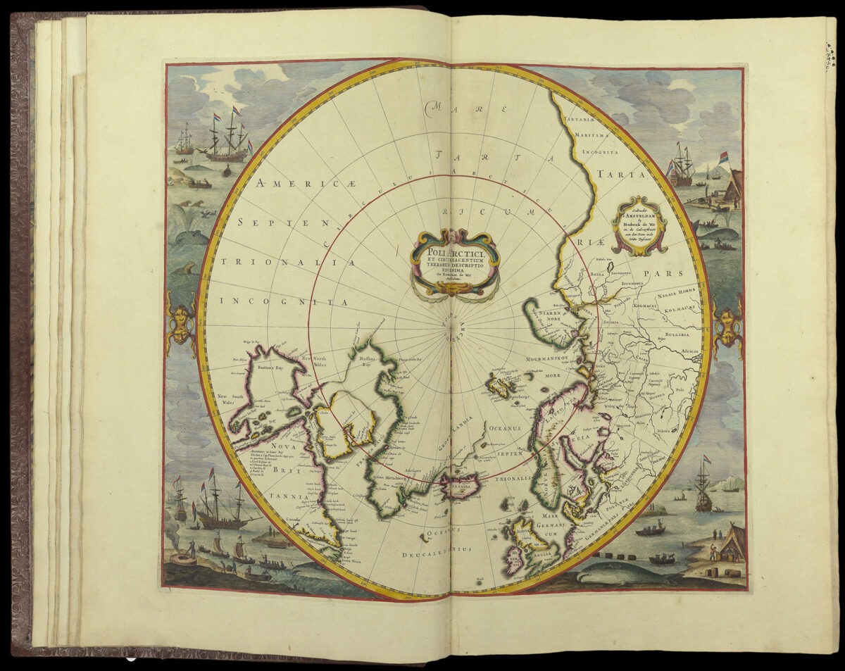 VISSCHER, Nicolas Atlas minor sive totius orbis terrarum contracta delineata.