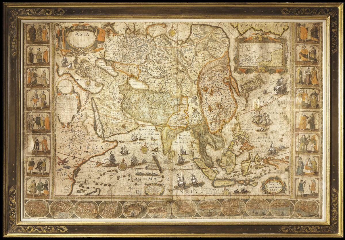 BLAEU, Willem [Set of the maps of the four continents].