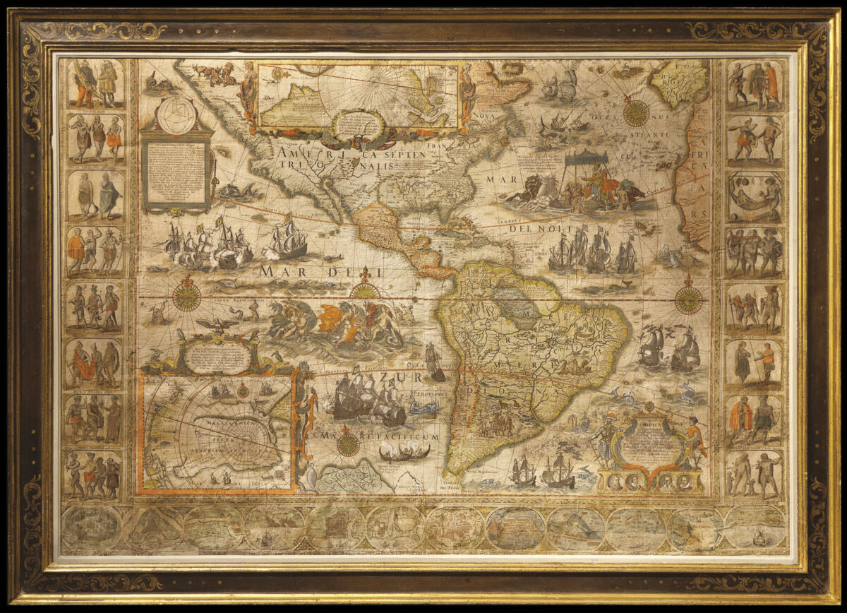 BLAEU, Willem [Set of the maps of the four continents].