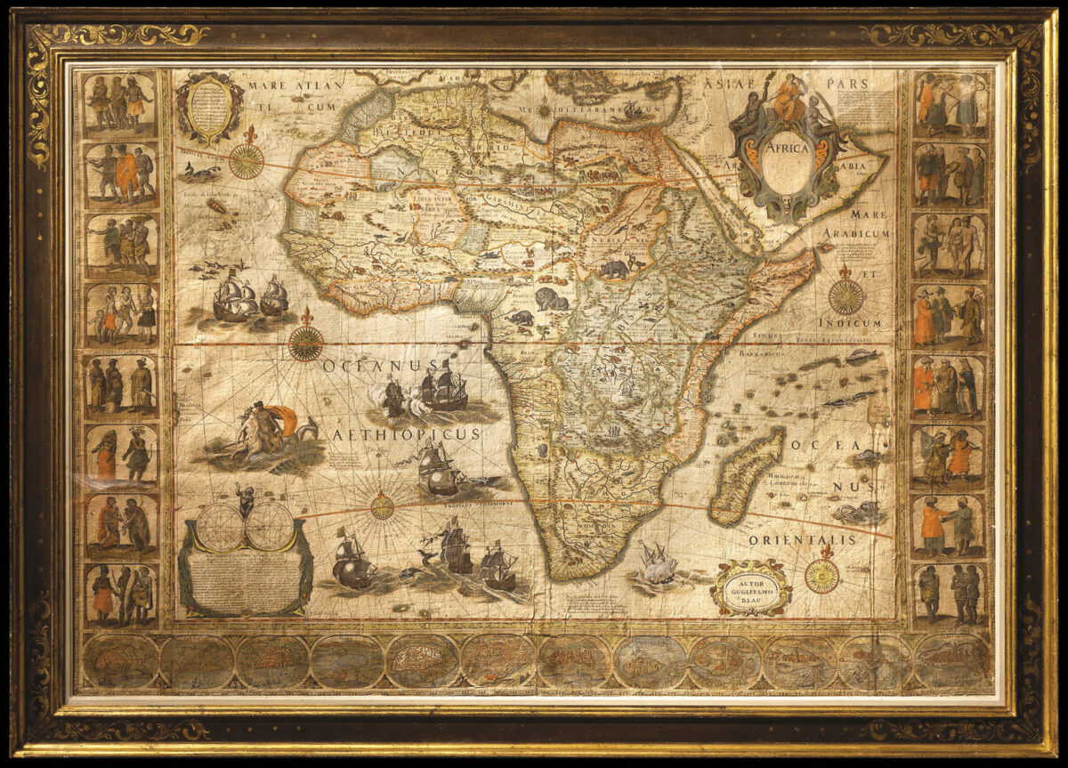 BLAEU, Willem [Set of the maps of the four continents].