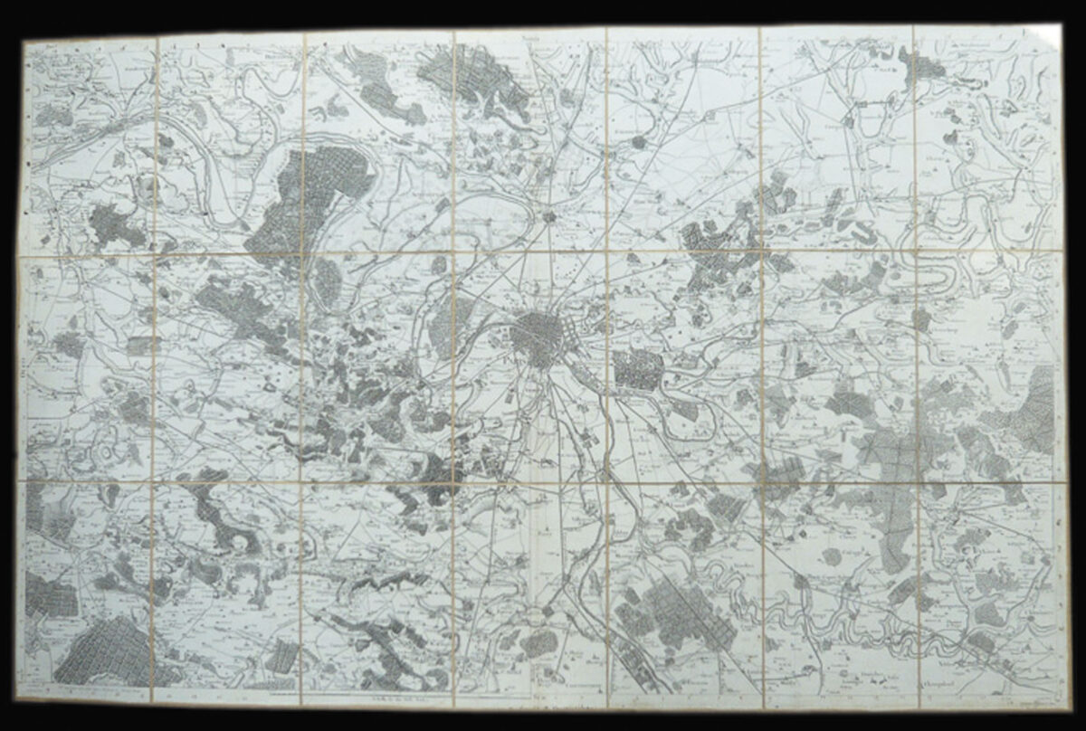 CASSINI de THURY, Cesar Francois Carte de France dite Carte de Cassini...