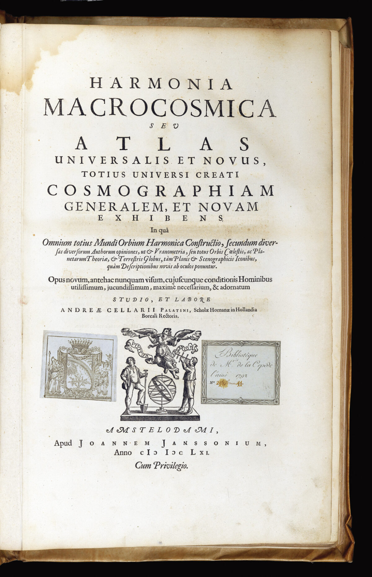 CELLARIUS, Andreas. Harmonia Macrocosmica