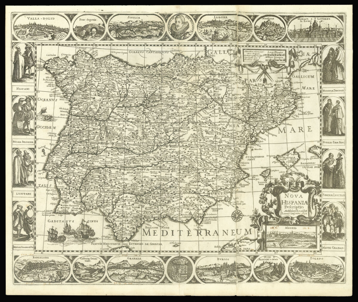 KEERE, Pieter van den [after] Nova Hispaniae Descriptio.