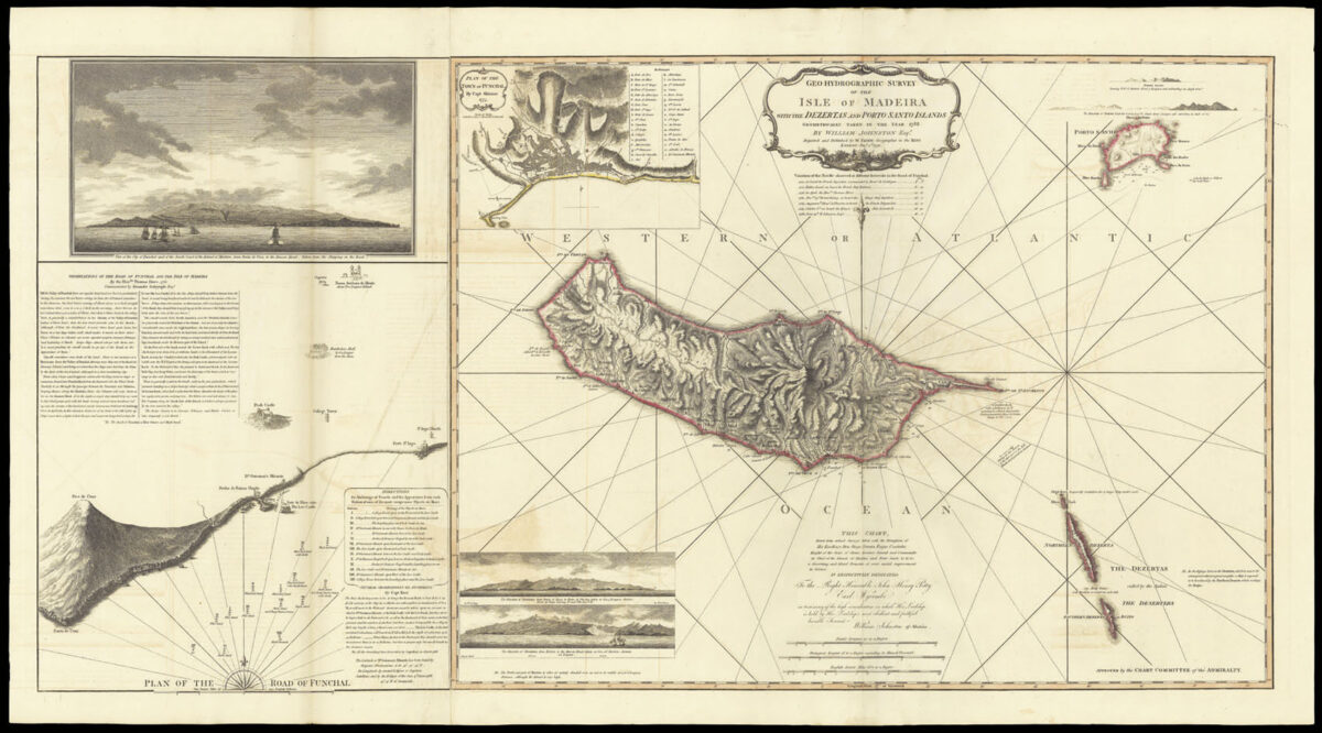 JOHNSTON, William Geo-Hydrographic Survey of the Isle of Madeira