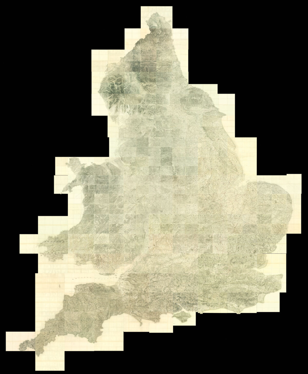 MUDGE, Lieutenant Colonel (later Major General) William; COLBY, Major Thomas; BAKER, Benjamin and others Ordnance Survey of England and Wales, and Part of Scotland.