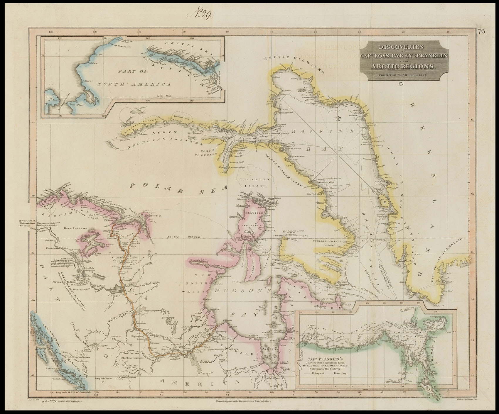 THOMSON, John. Discoveries of Capt. Ross, Parry & Franklin in the Arctic Regions from the years 1818 to 1827.