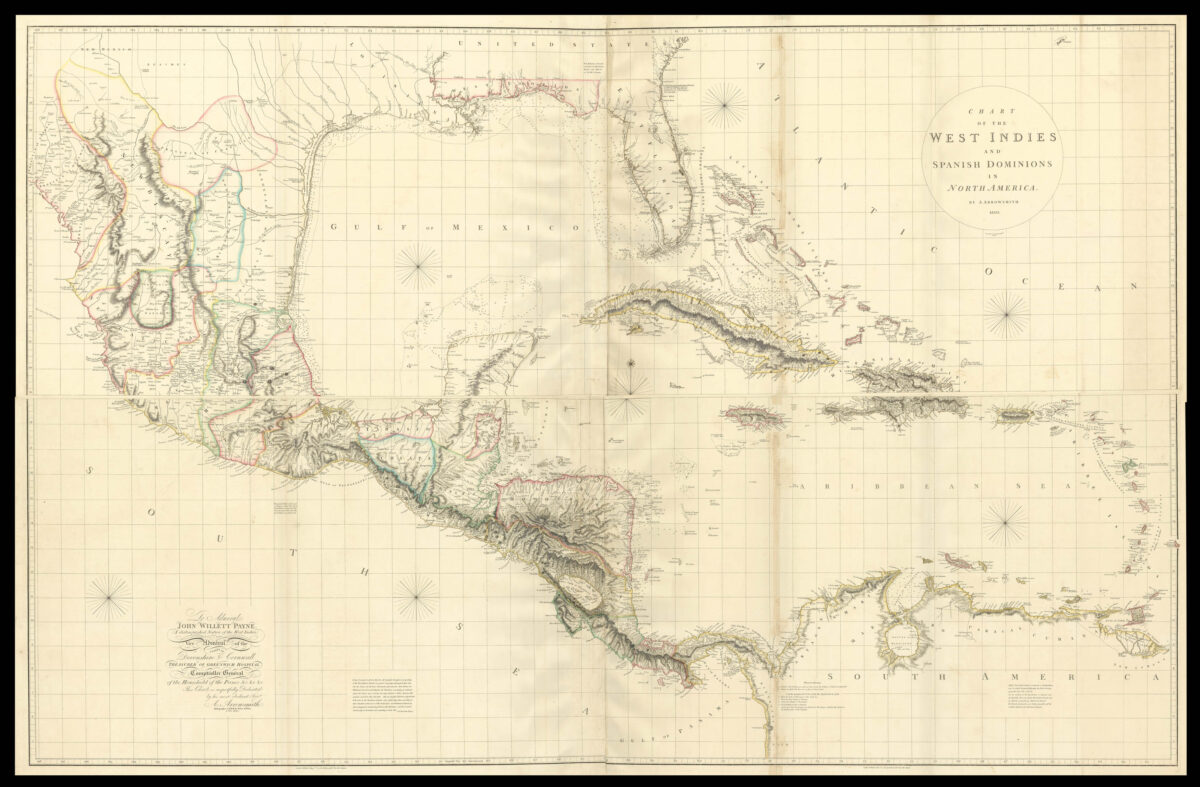 ARROWSMITH, Aaron Chart of the West Indies