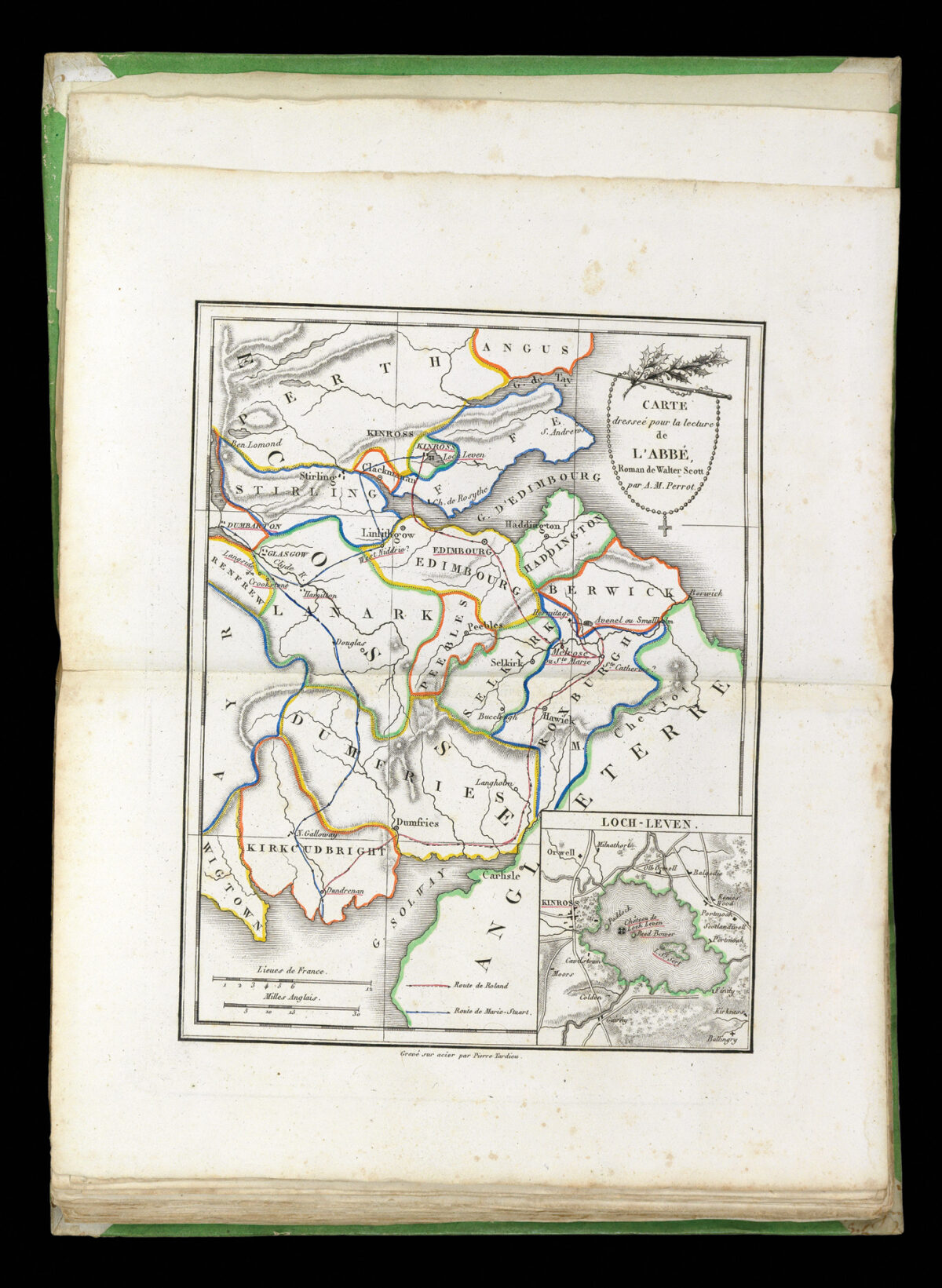 PERROT, Aristide Michel [A Volume of Maps illustrating the novels of Sir Walter Scott].