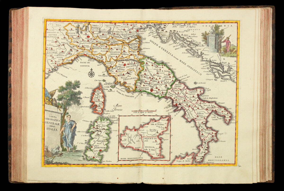 ALBRIZZI, Giovanni Battista [and] DELISLE, Guillaume Atlante Novissimo