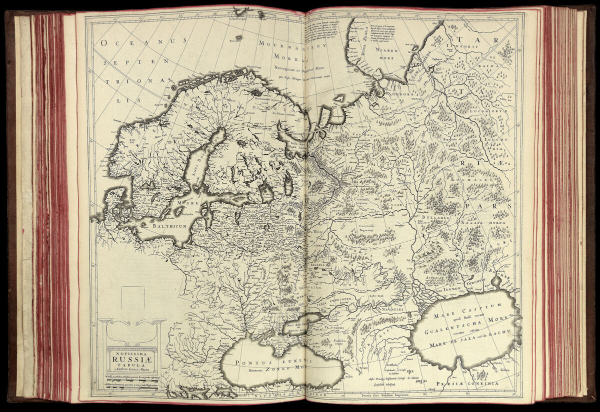 MERCATOR, Gerard; Henricus HONDIUS; and Johannes JANSSONIUS Atlas