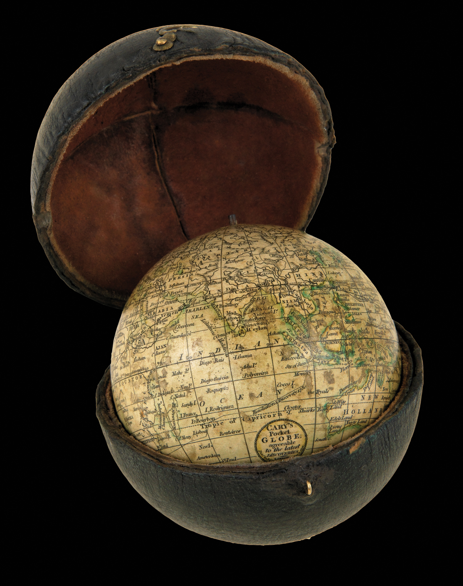 CARY, John [Pocket globe] Cary's Pocket Globe agreeable to the latest discoveries...