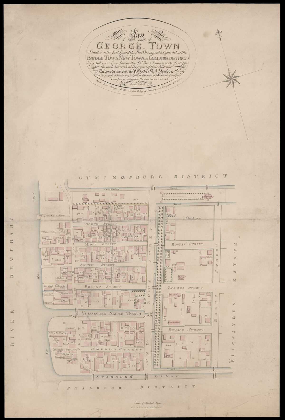 HADFIELD, Joseph Plan of that part of George. Town