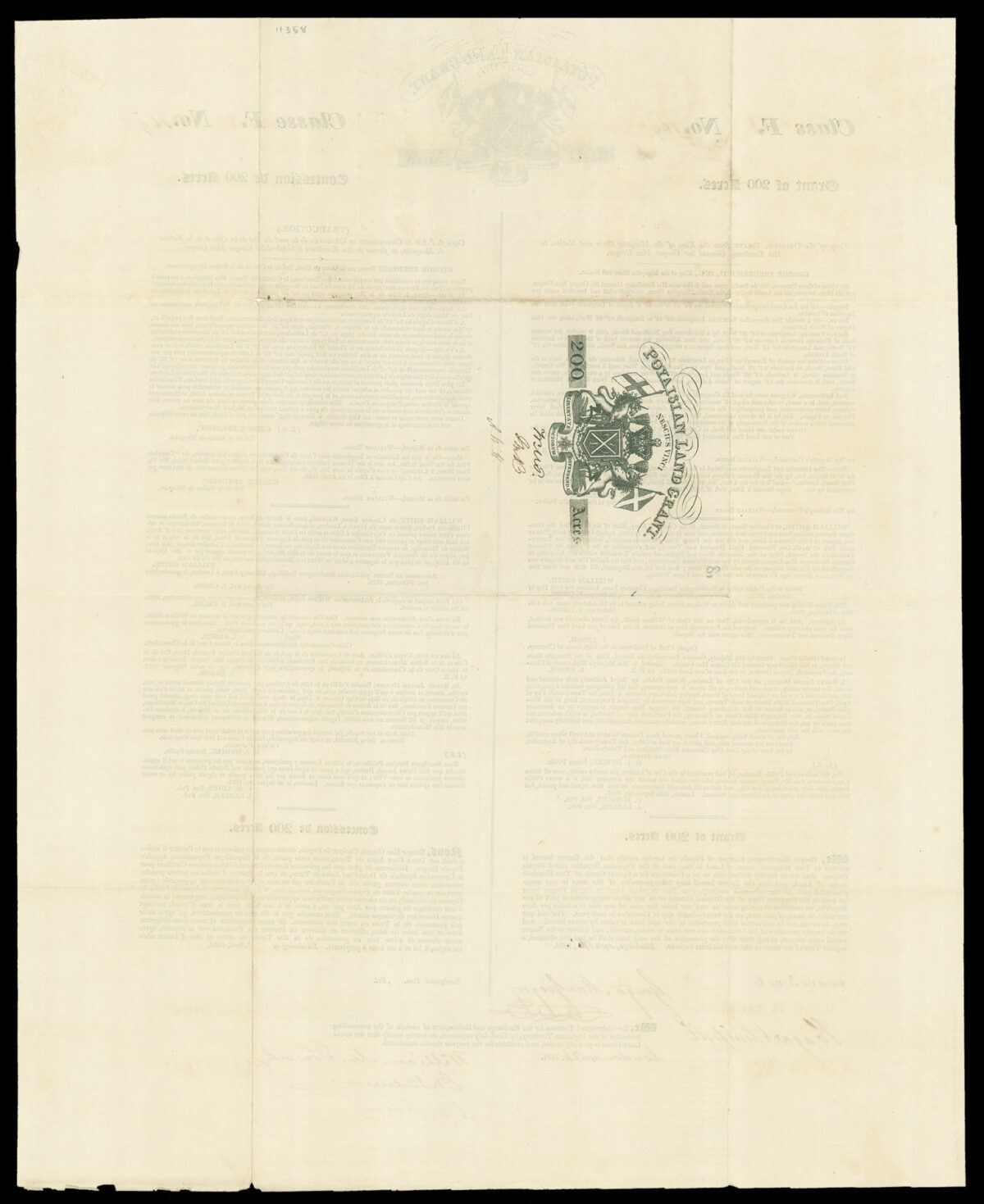 GREGOR, MacGregor Poyaisian Land Grant.