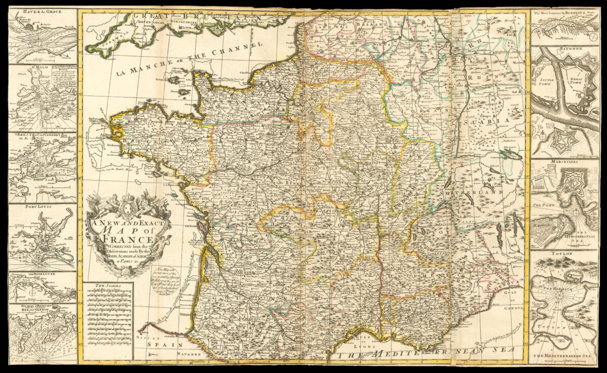 WILLDEY, George A New and Exact Map of France