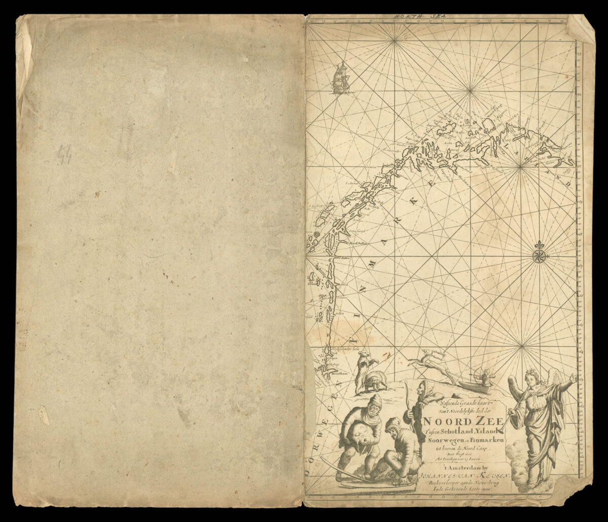 KEULEN, Johannes van [Untitled 'chart-book' assembled to order, containing three charts]