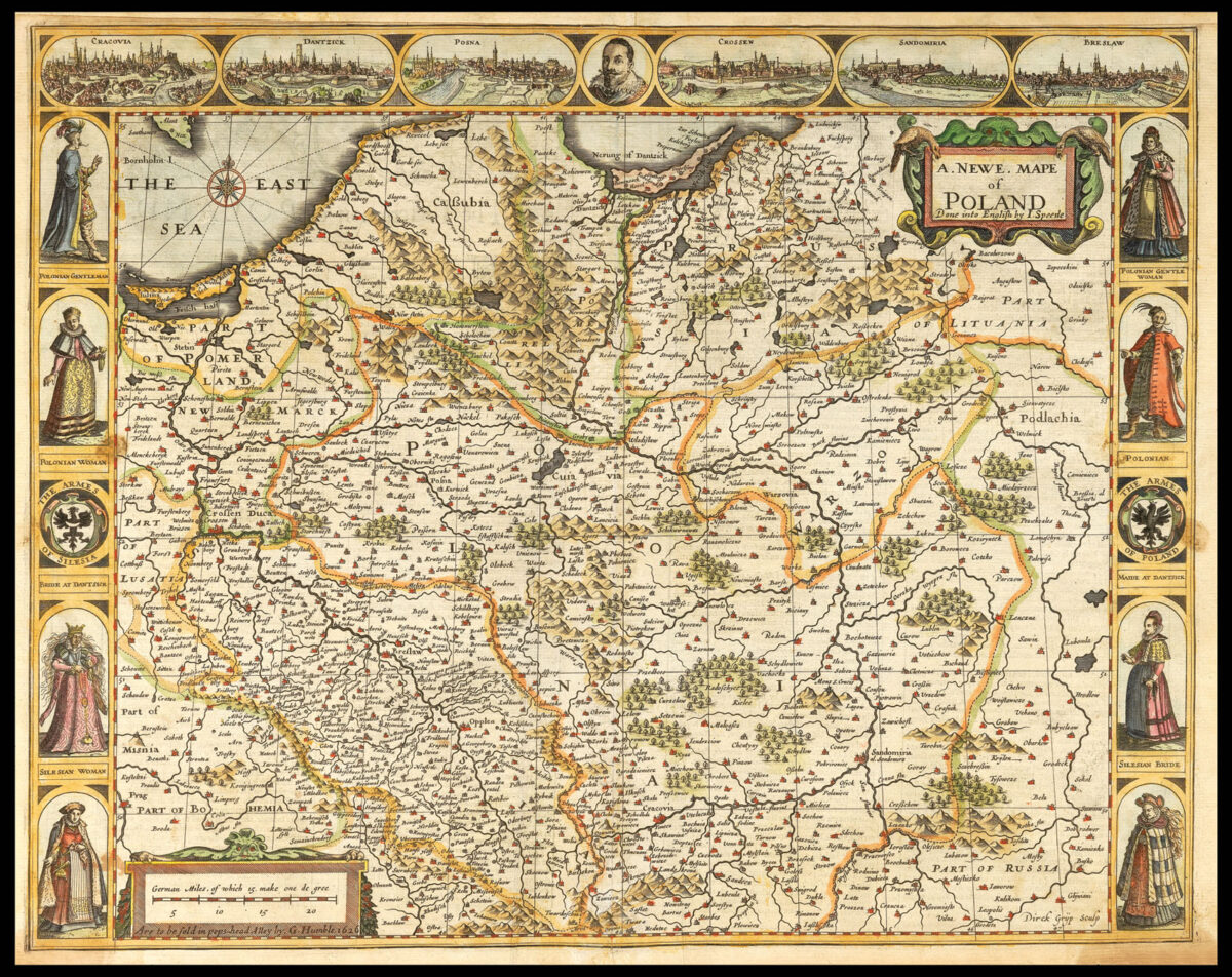 SPEED, John A Newe Map of Poland