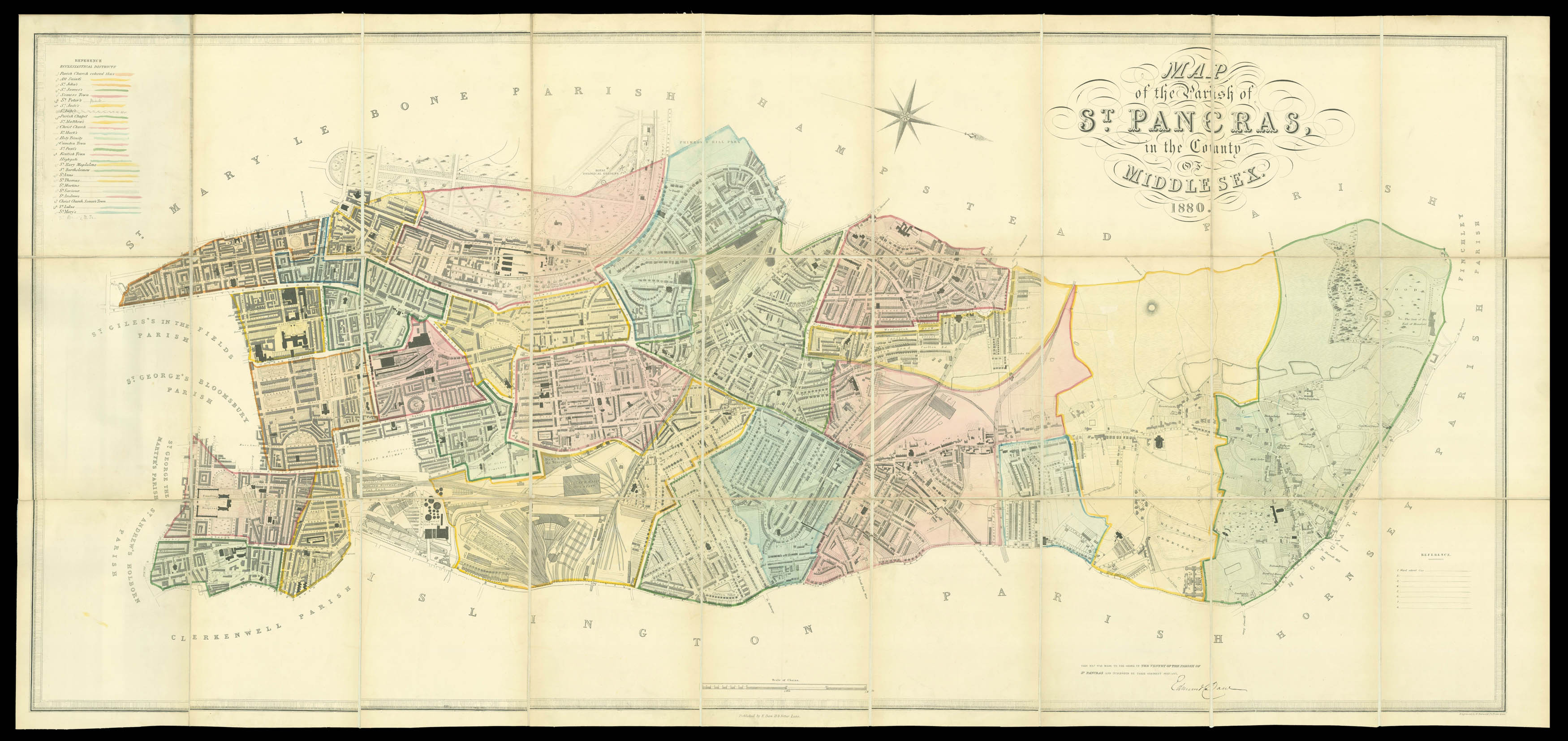DAW, Edmund Map of the Parish of St Pancras