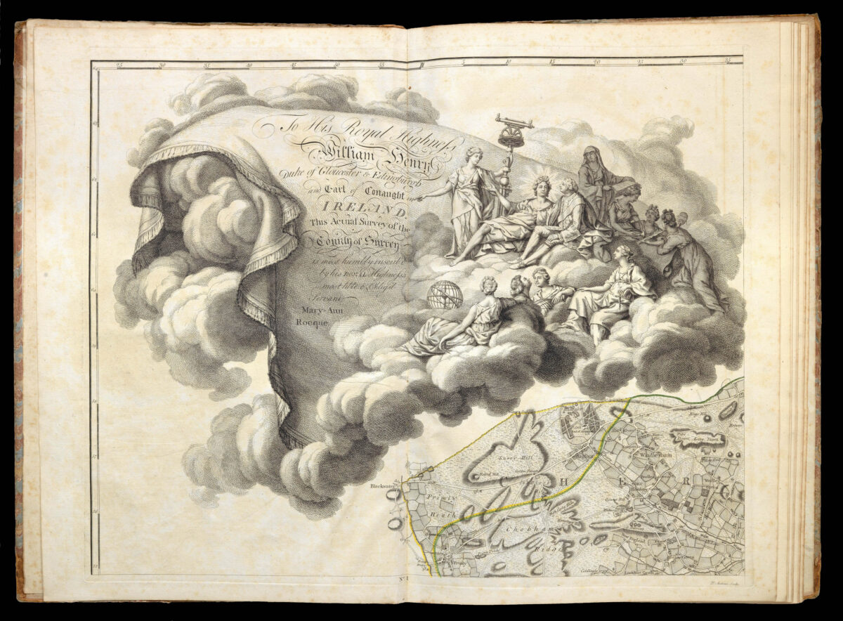 ROCQUE, John A Topographical Map of the County of Surrey