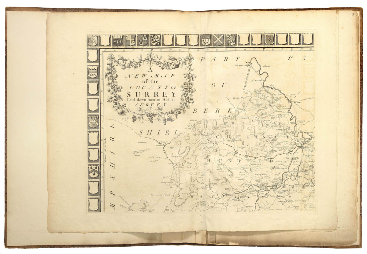 SENEX, John A New Map of the County of Surrey