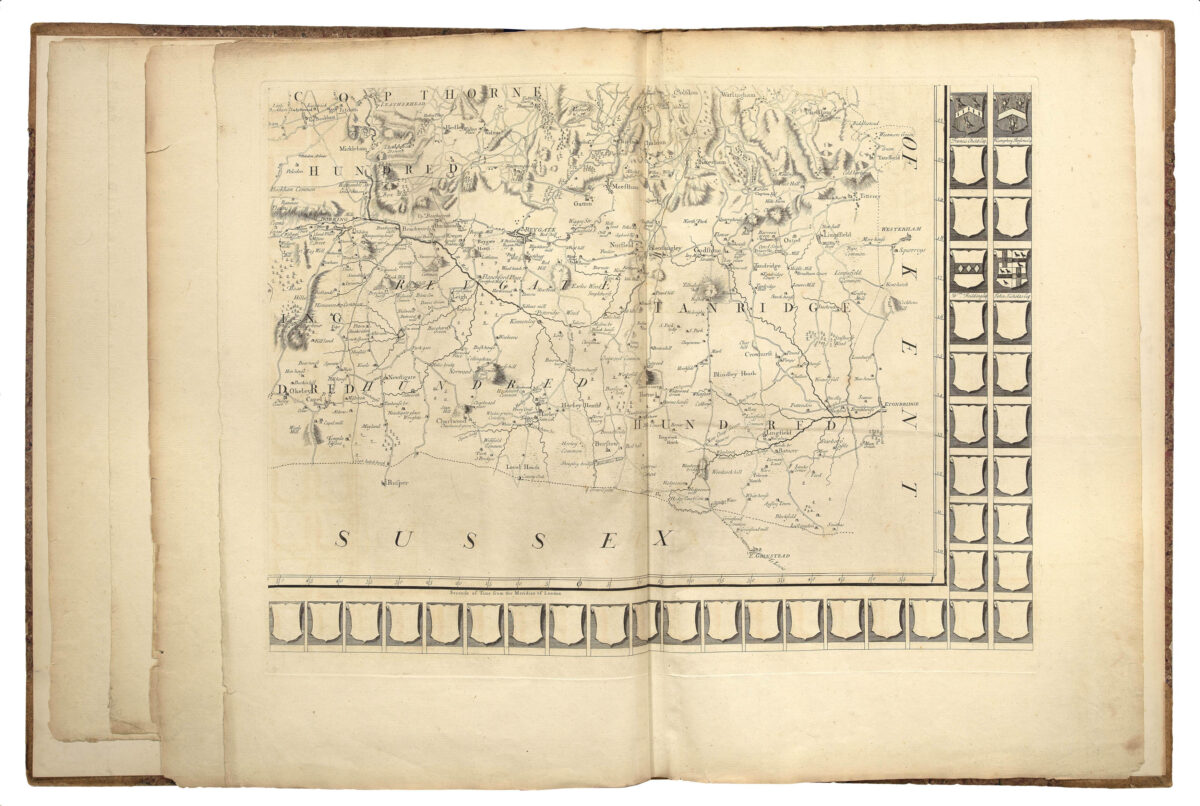 SENEX, John A New Map of the County of Surrey