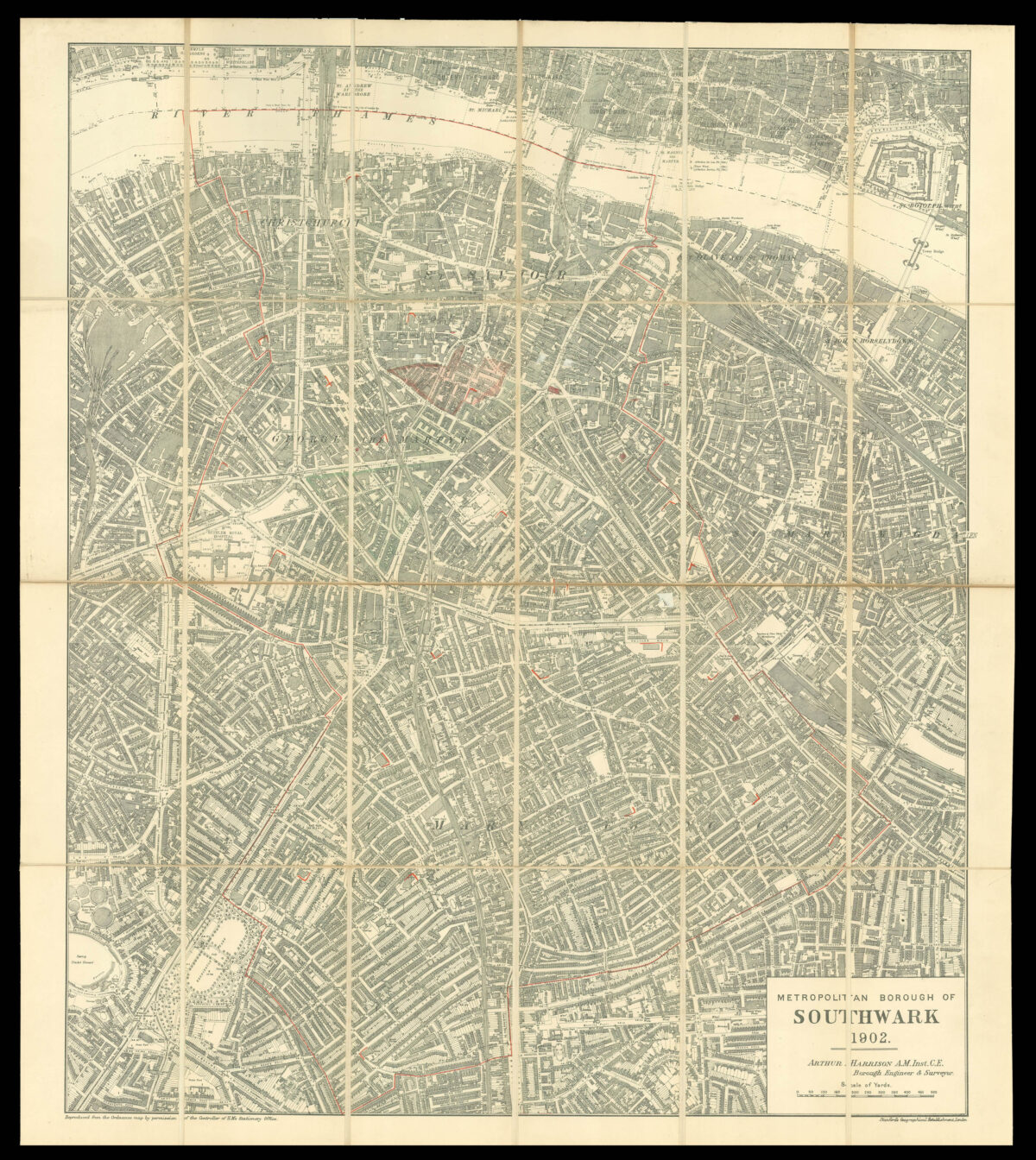 HARRISON, Arthur Metropolitan Borough of Southwark