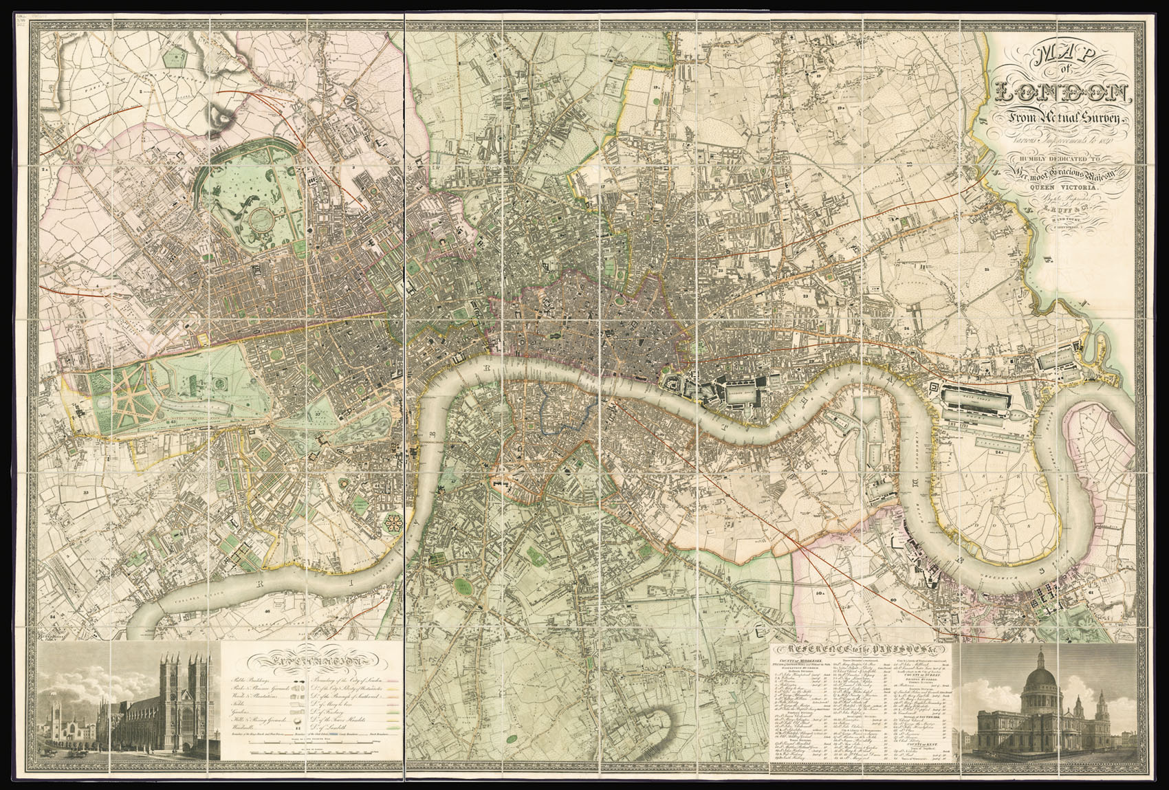 GREENWOOD, Christopher Map of London,
