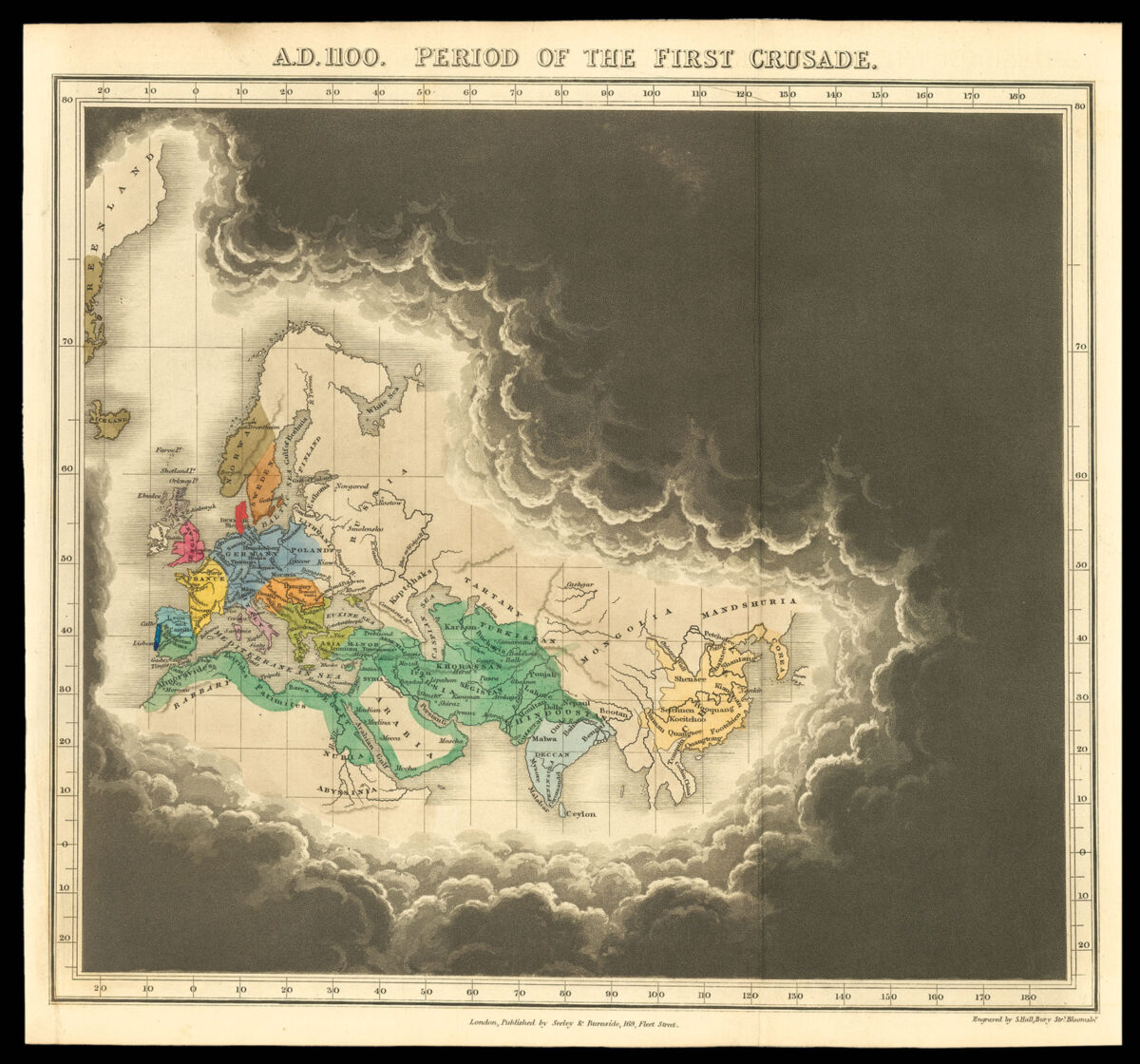 QUIN, Edward An historical atlas: in a series of maps of the world known at different periods..
