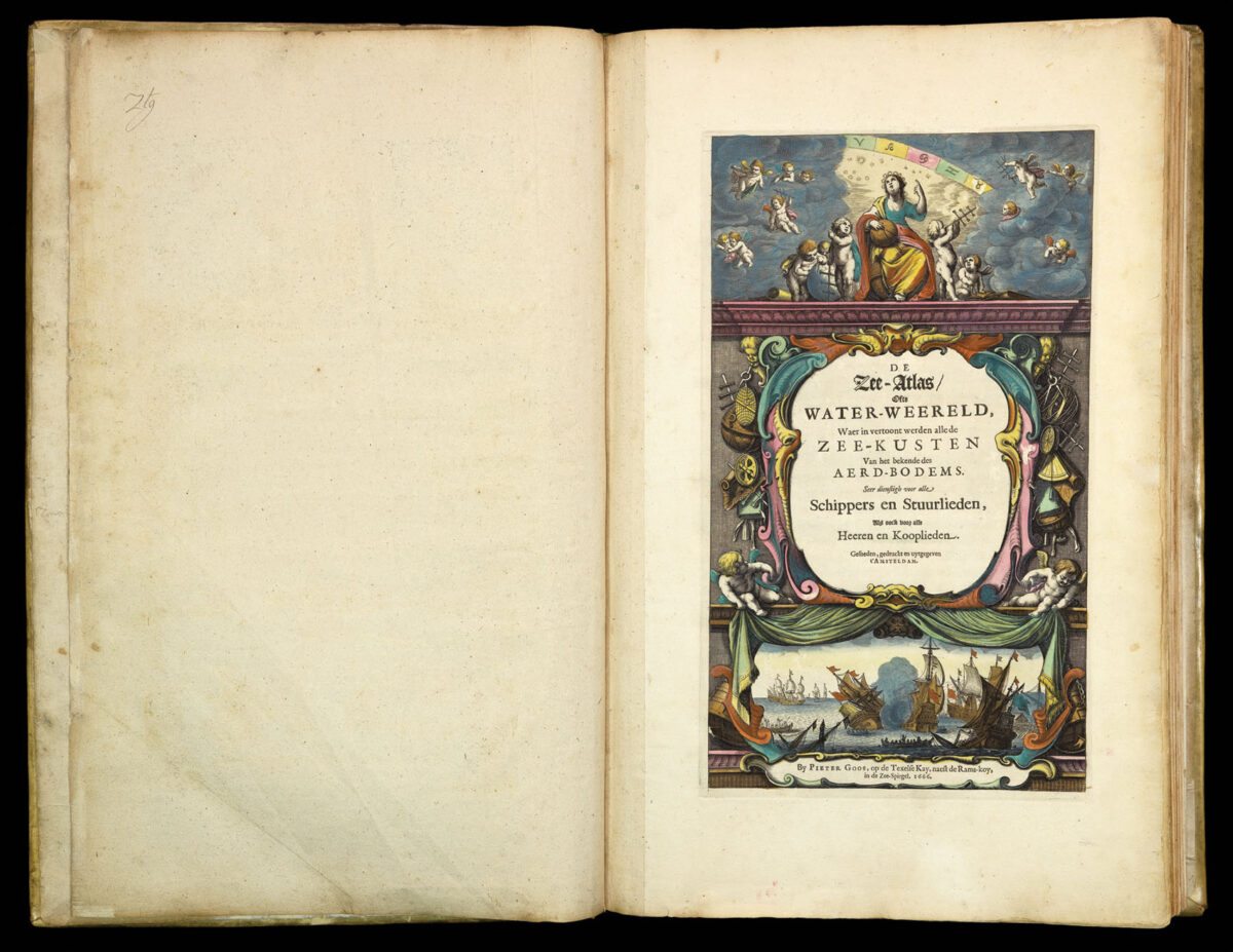 GOOS, Pieter De Zee-Atlas Ofte Water-World Water