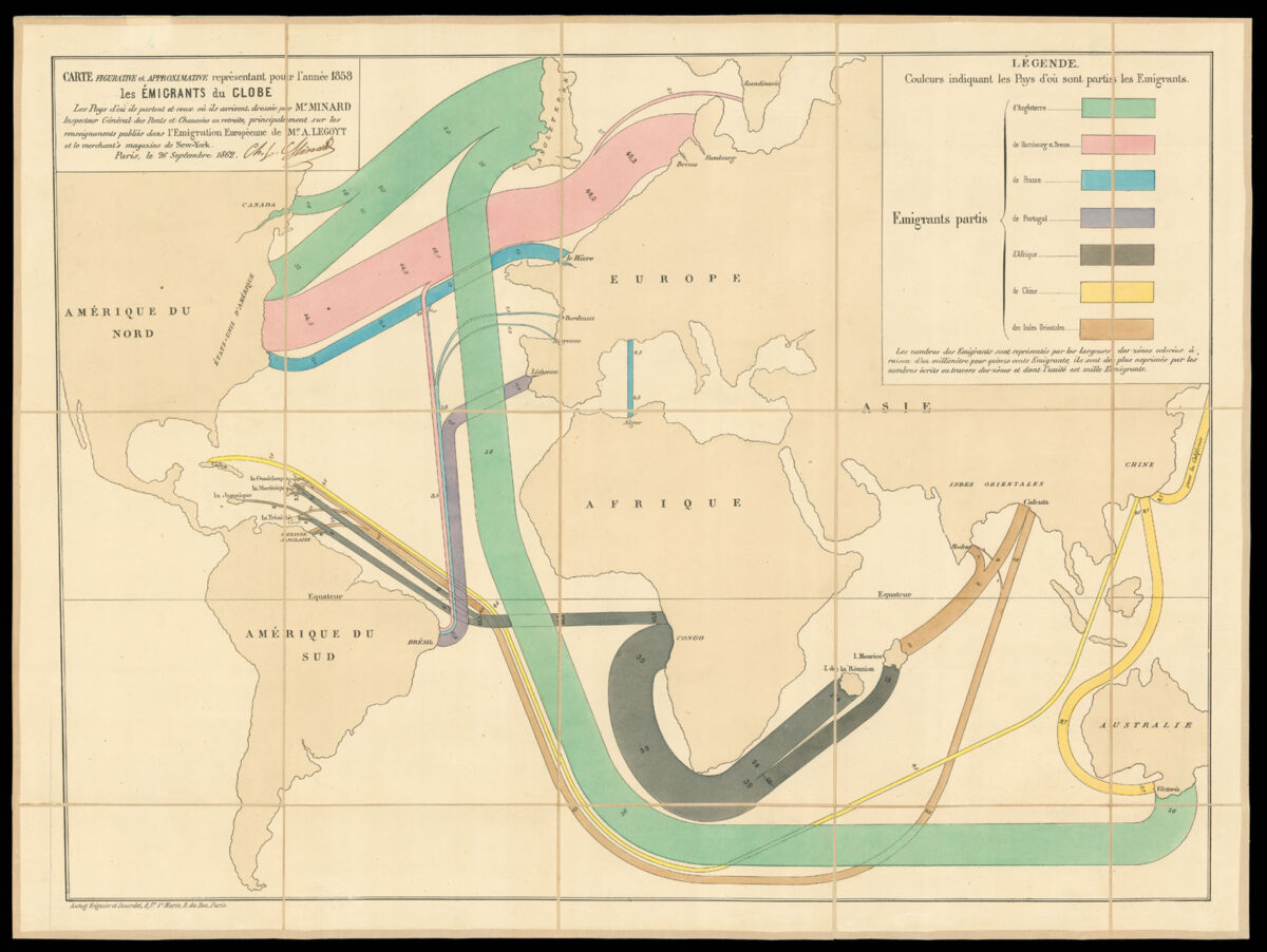 MINARD, Charles Joseph [Statistical Maps].