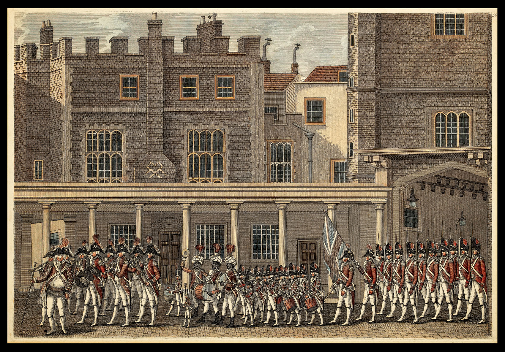[Anonymous] [Guard Mounting, St James's Palace]