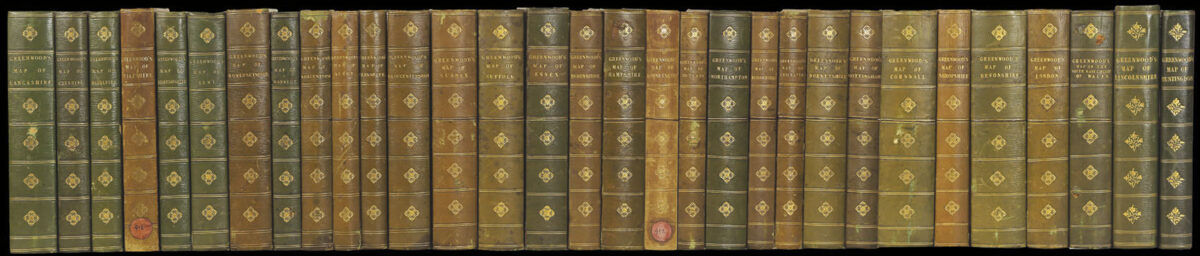 GREENWOOD, Christopher [Collection of Greenwood's Large Scale County Maps].