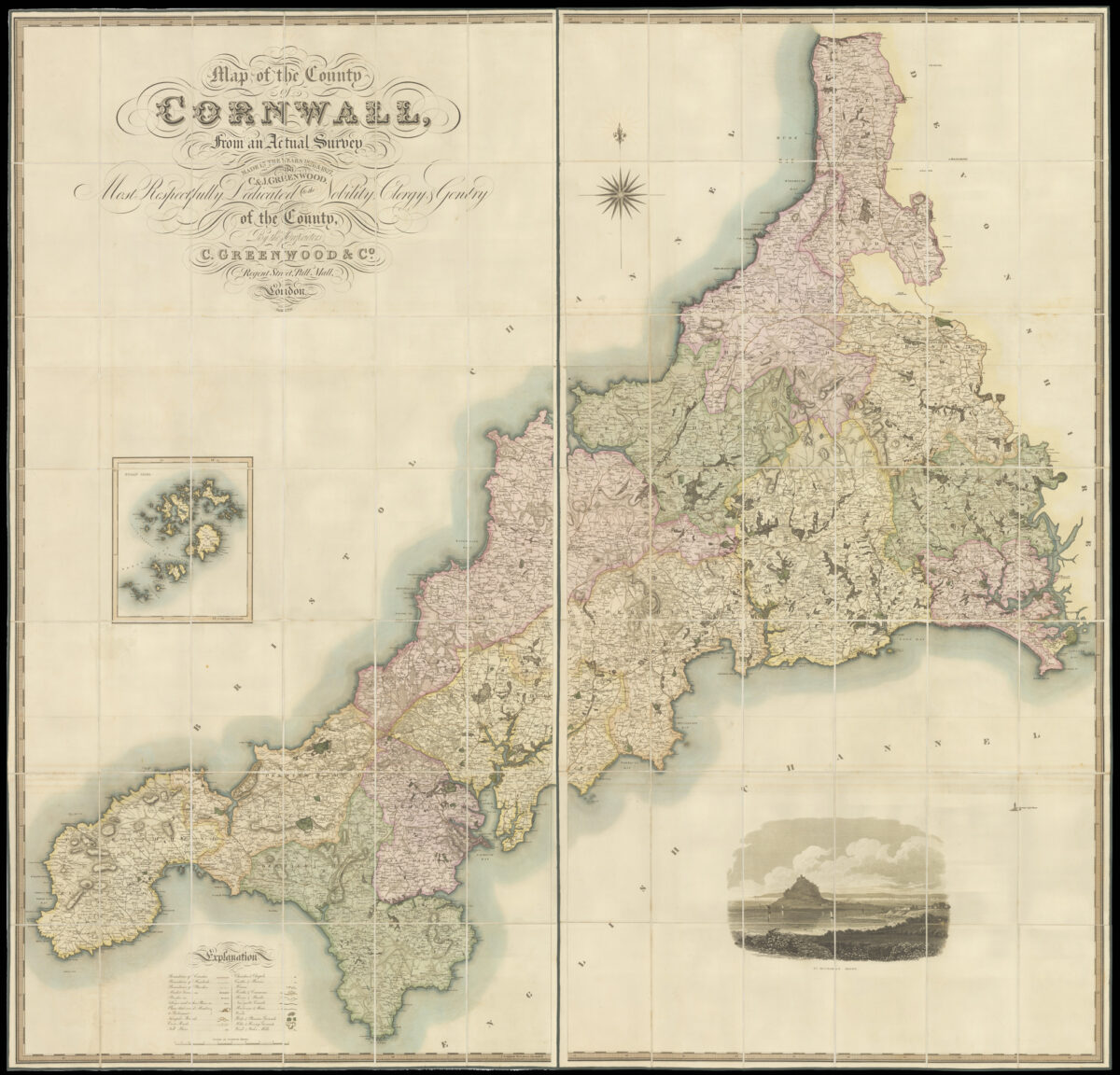GREENWOOD, Christopher [Collection of Greenwood's Large Scale County Maps].