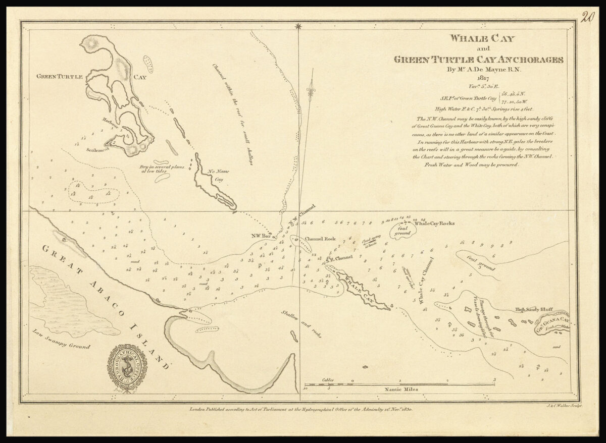 [Various] [Admiralty charts of the Bahamas]