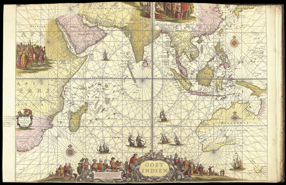 KEULEN, Gerard van De Groote Nieuwe Vermeerderde Zee-Atlas ofte Water-Waerld.