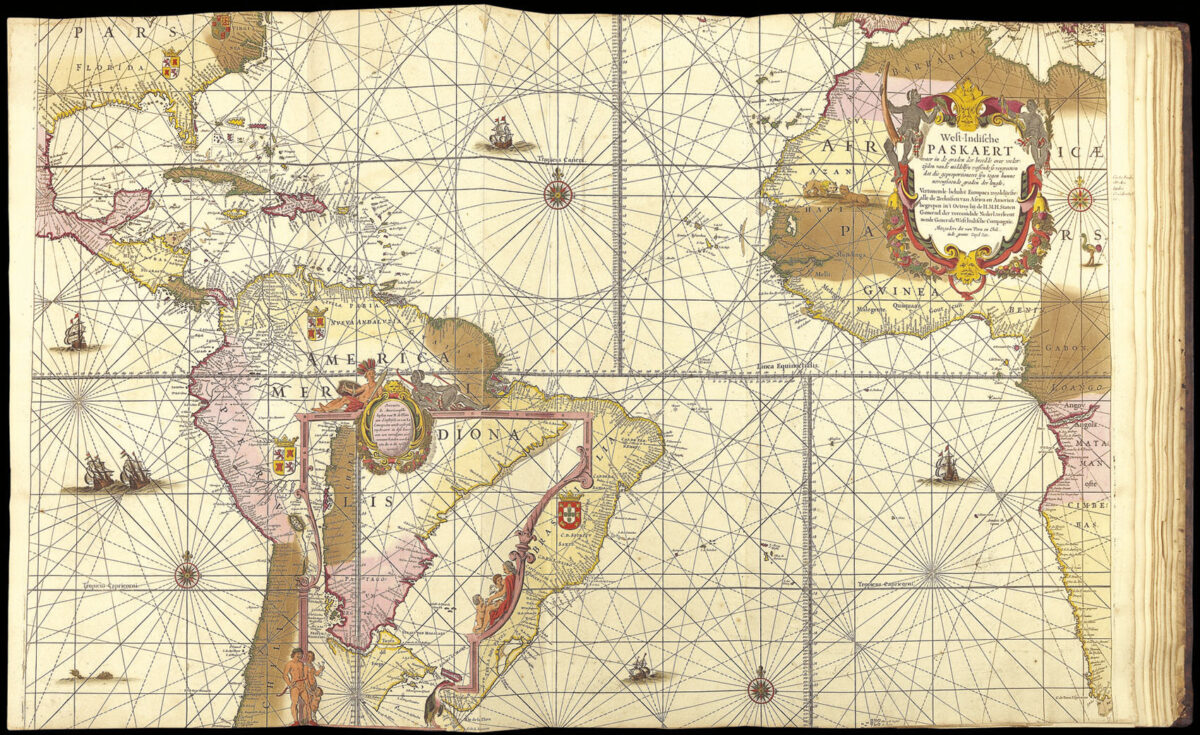 KEULEN, Gerard van De Groote Nieuwe Vermeerderde Zee-Atlas ofte Water-Waerld.