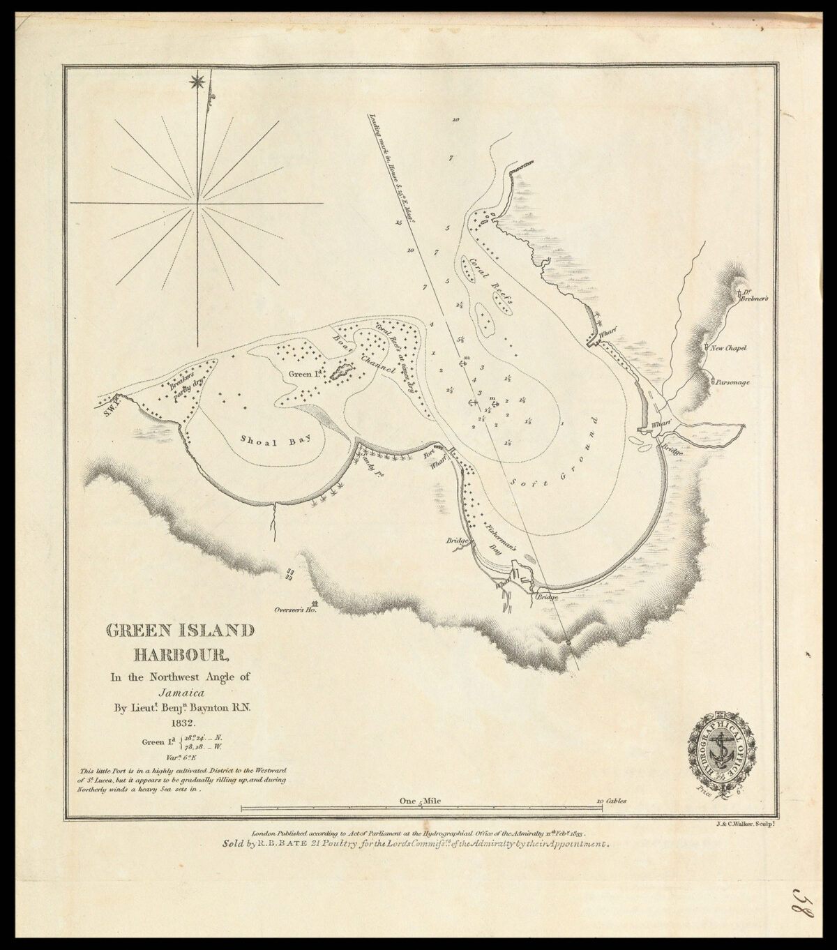 [Various authors] [Admiralty charts of Jamaica]