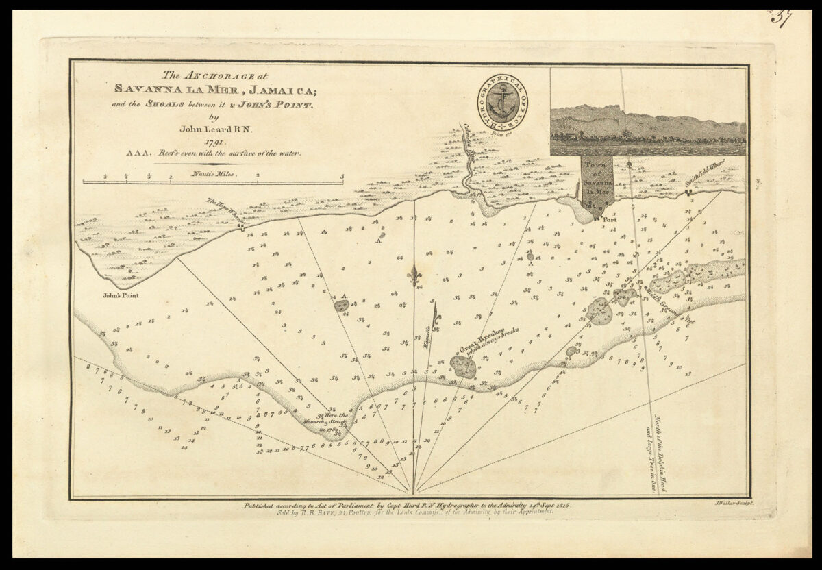 [Various authors] [Admiralty charts of Jamaica]