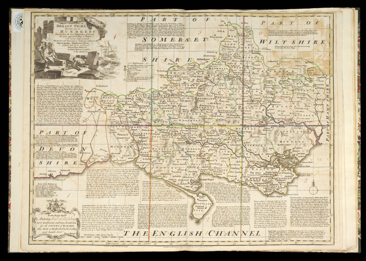 TAYLOR, Isaac [Map of Dorset]