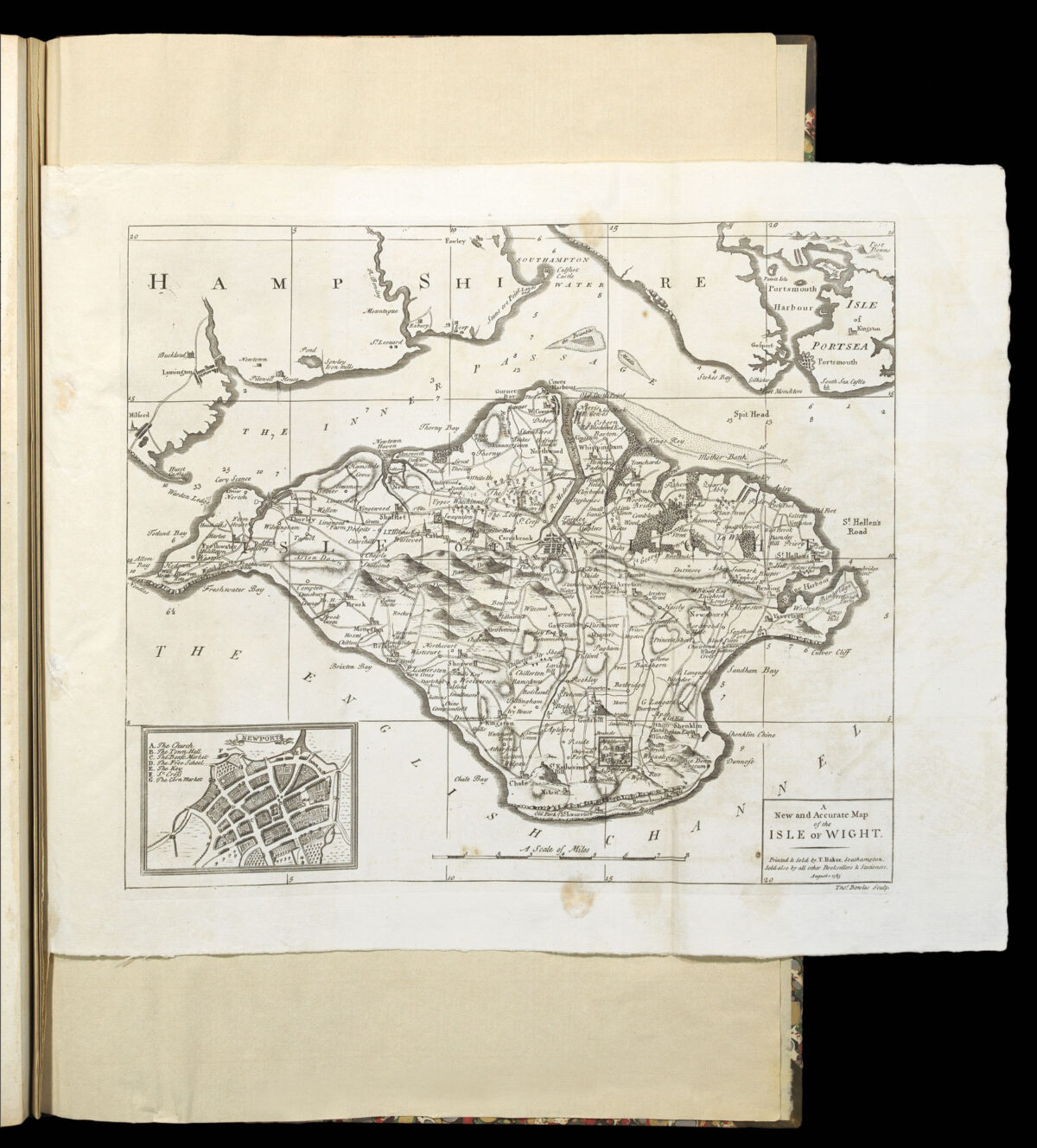 TAYLOR, Isaac [Map of Hampshire and the Isle of Wight]
