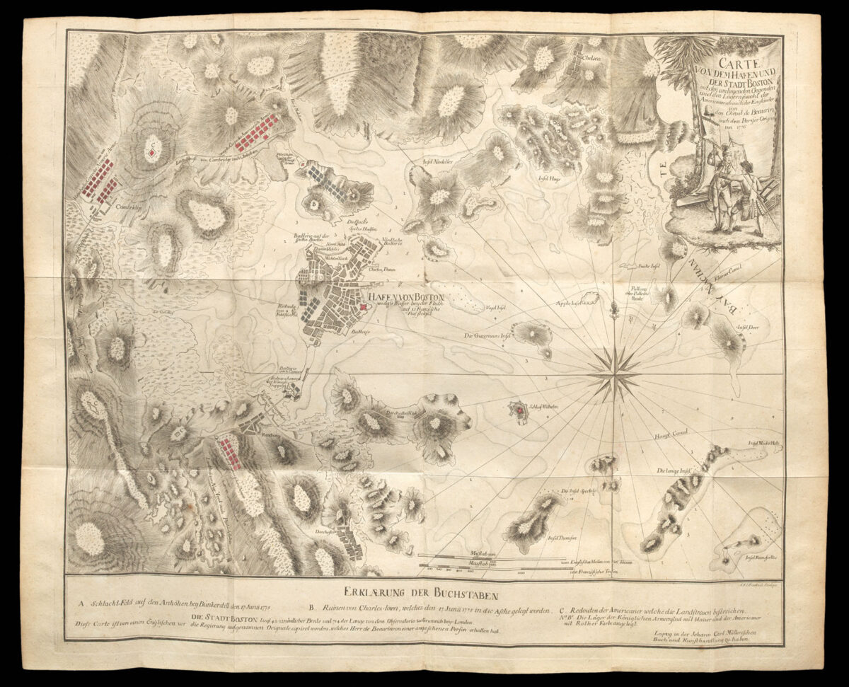 MÜLLER, Johann Carl Geographische Belustigungen zur Erläuterung der neuesten Weltgeschichte... Colonien in Nord-Amerika, nebst eien Plane von Boston [and]