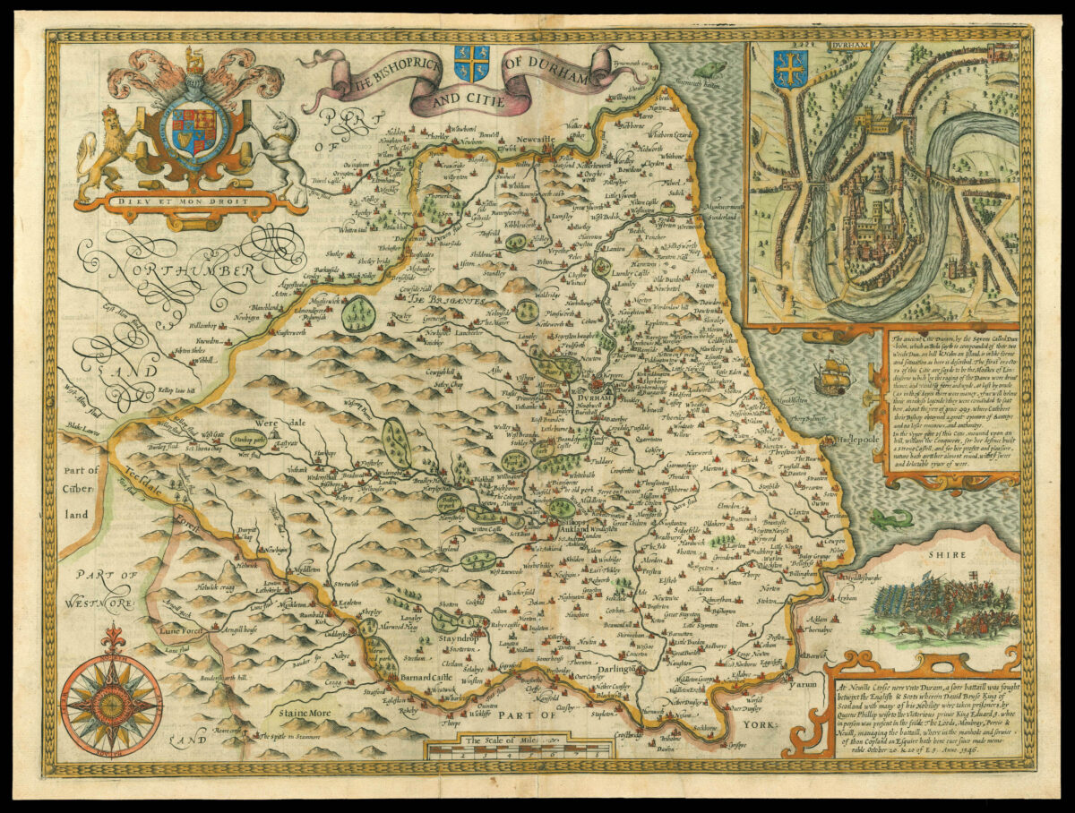 SPEED, John The Bishopric and Citie of Durham