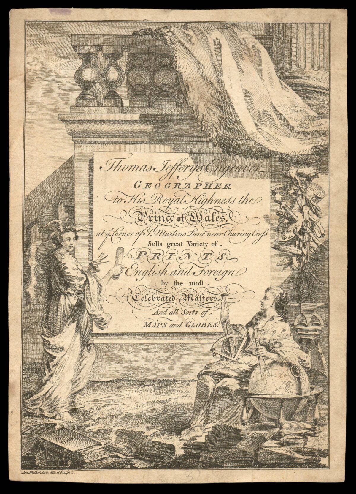 JEFFERYS, Thomas; and Anthony WALKER Thomas Jefferys Engraver - Geographer to His Royal Highness the Prince of Wales,