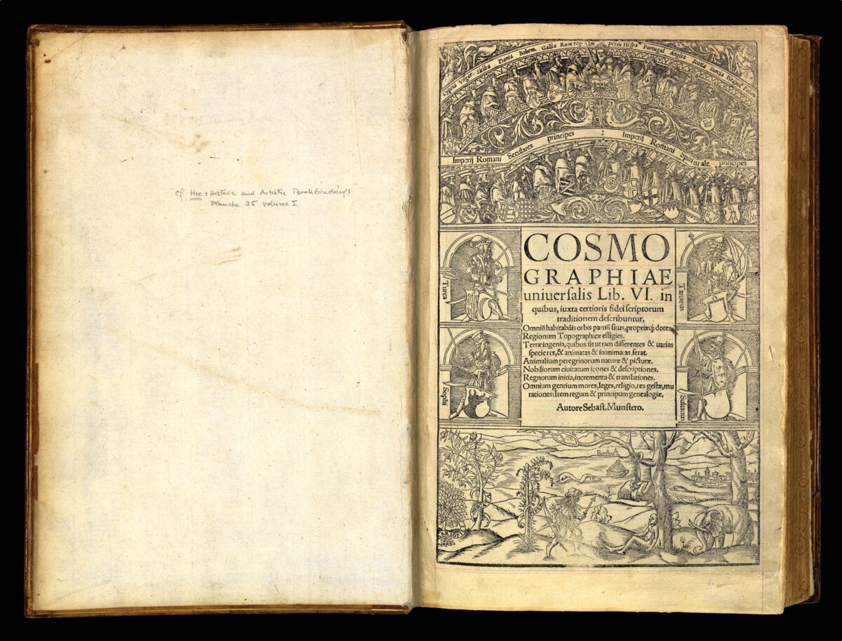 MÜNSTER, Sebastian Cosmographiae universalis